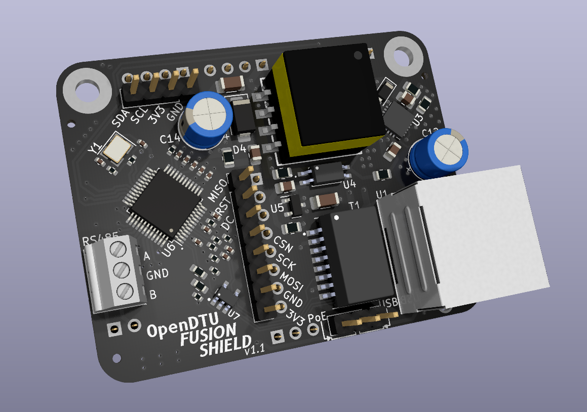 Fusion PoE Shield Community Edition